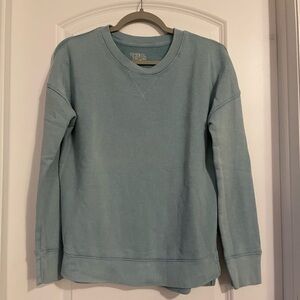 Blue sweatshirt